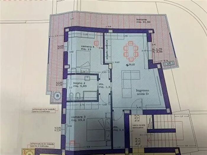 Appartamento quadrilocale in vendita in Capraia E Limite