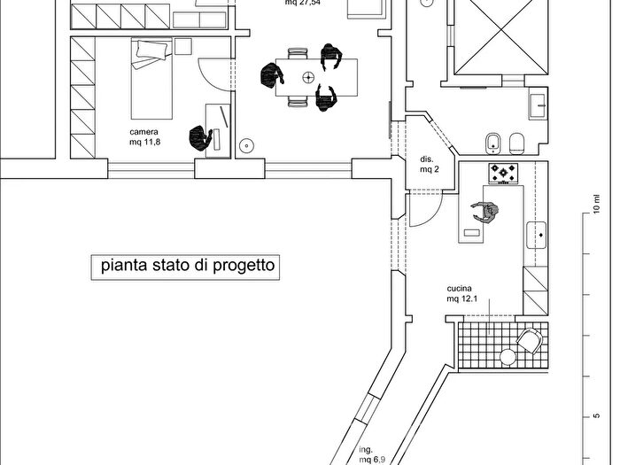 Appartamento con 5 locali in vendita in Livorno