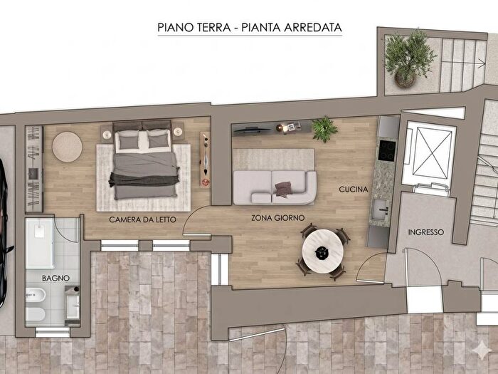 Appartamento bilocale in affitto in Via Guglielmo Marconi, Centro, Valdagno