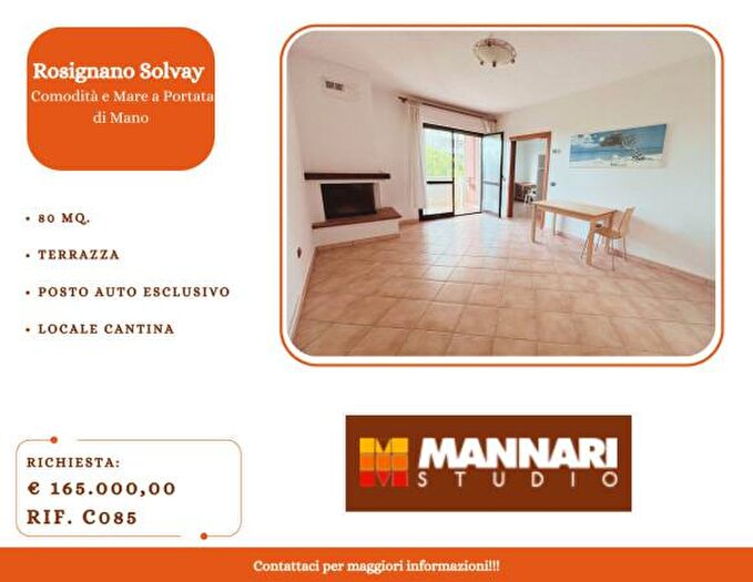 Appartamento quadrilocale in vendita in Rosignano Marittimo