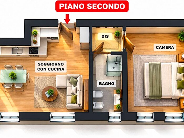Appartamento bilocale in affitto in Centro, Montirone
