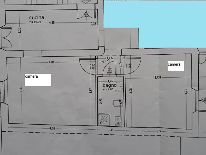 Appartamento trilocale in affitto in Via Mazzini, Pisa