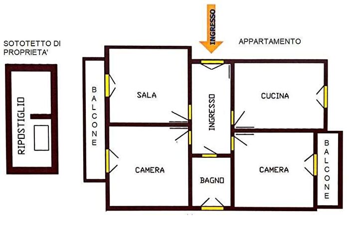 Appartamento quadrilocale in vendita in Bologna