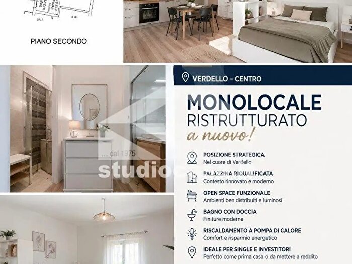 Appartamento monolocale in vendita in Via Cernaia, Verdello