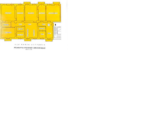 Appartamento con 6 locali in affitto in Via della Rocca, Torino