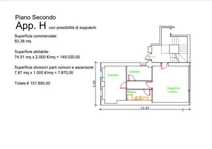 Appartamento trilocale in vendita in Via Glisente, Castelletto Sopra Ticino