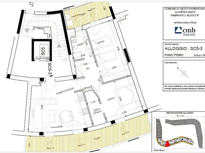 Appartamento trilocale in vendita in Via Pozzi, Sesto Fiorentino