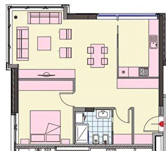 Appartamento bilocale in affitto in Corso della Libertà, Centro, Merano