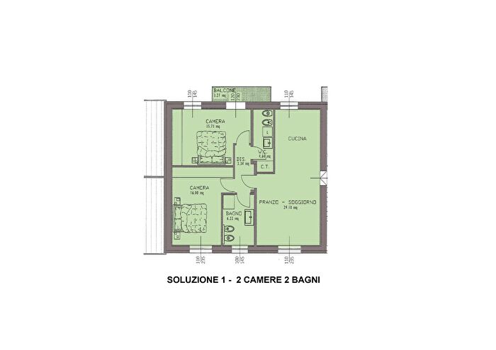 Appartamento quadrilocale in vendita in Ariosto, Albinea