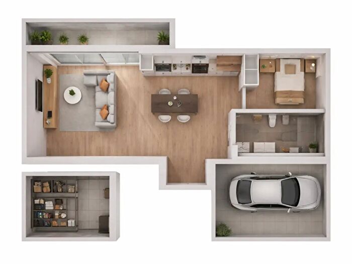 Appartamento bilocale in affitto in Piazza Italia, Biassono