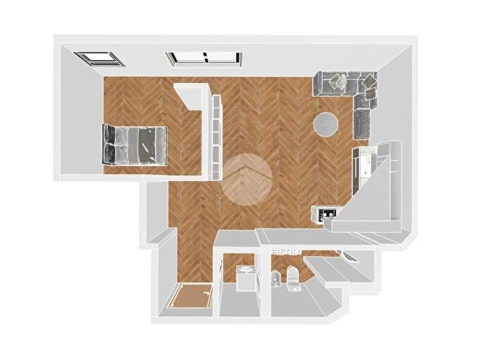 Appartamento bilocale in vendita in Via Polonia, Roma