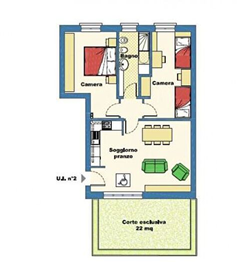 Appartamento trilocale in vendita in Federico II, Jesi