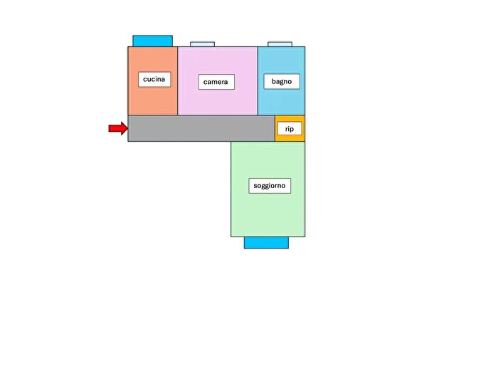 Appartamento trilocale in vendita in Senago