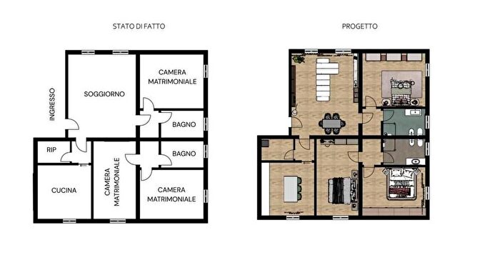 Appartamento con 7 locali in vendita in San Prospero Via della Pace, San Prospero