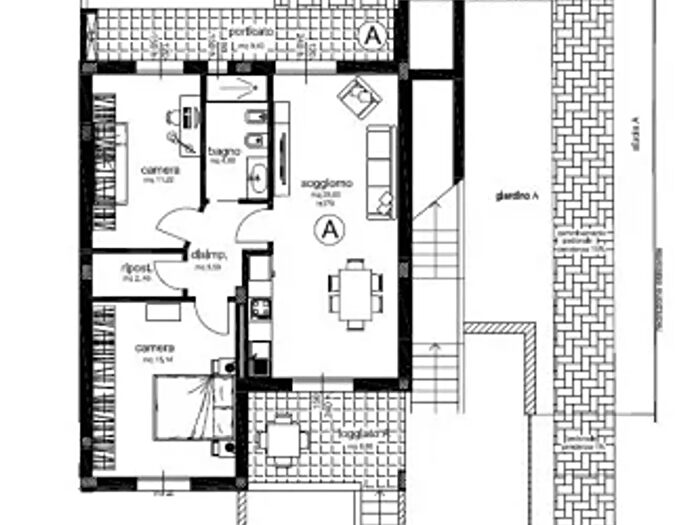 Appartamento trilocale in vendita in Località Monte Ricco, Suvereto