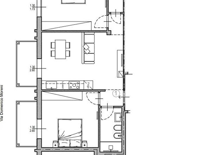 Appartamento trilocale in vendita in Firenze
