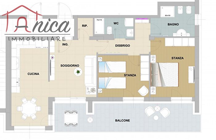 Appartamento trilocale in vendita in Via della Canova, Trento