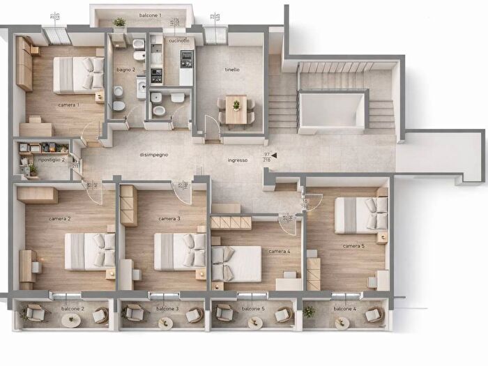 Appartamento con 6 locali in affitto in Saragozza fuori Porta, Bologna