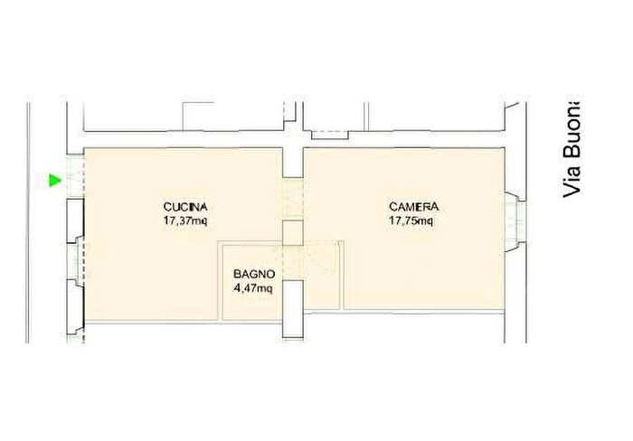 Appartamento bilocale in affitto in Via Buonarroti, Vercelli Wagner, Milano