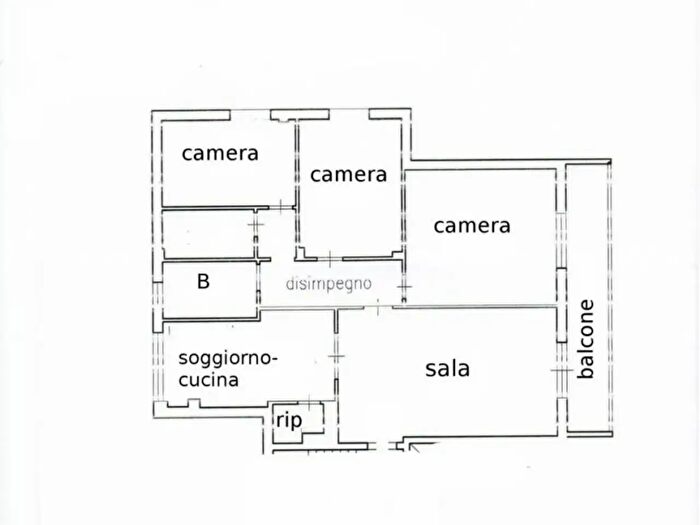 Appartamento quadrilocale in vendita in Livorno