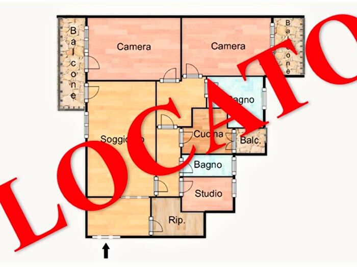 Appartamento trilocale in affitto in Piazza della Radio, Marconi, Roma