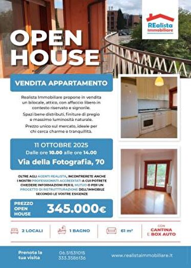 Appartamento bilocale in vendita in Via della Fotografia, Roma