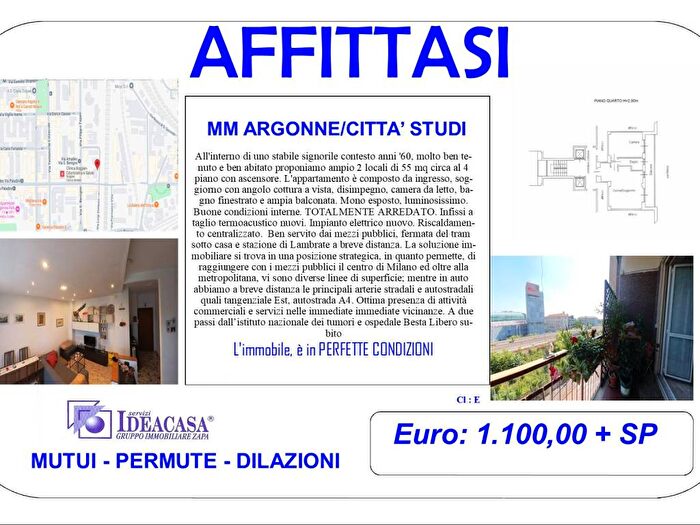 Appartamento bilocale in affitto in Via Alessandro Milesi, Città Studi, Milano