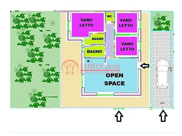 Casa quadrilocale in vendita in Via Martiri di Palermo, Trani