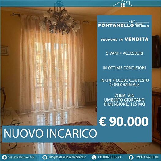 Appartamento con 5 locali in vendita in Via Umberto Giordano, San Severo
