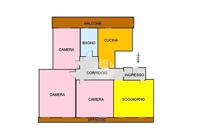 Appartamento quadrilocale in vendita in Piazza San Giovanni Bosco, Roma