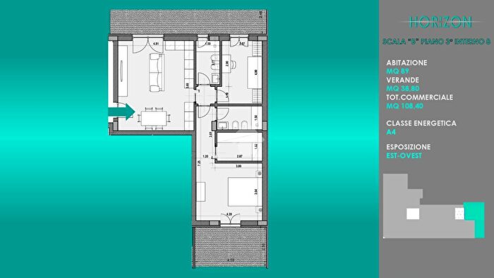 Appartamento trilocale in vendita in Via Bari, Casamassima