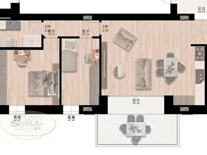 Appartamento trilocale in vendita in Via SantAmbrogio, Formigine