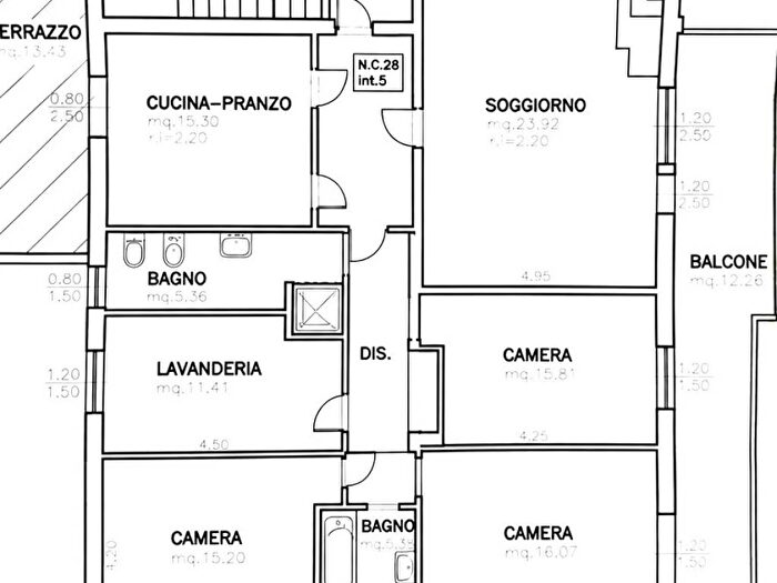 Appartamento con 5 locali in affitto in Corso Giuseppe Mazzini, Gambettola