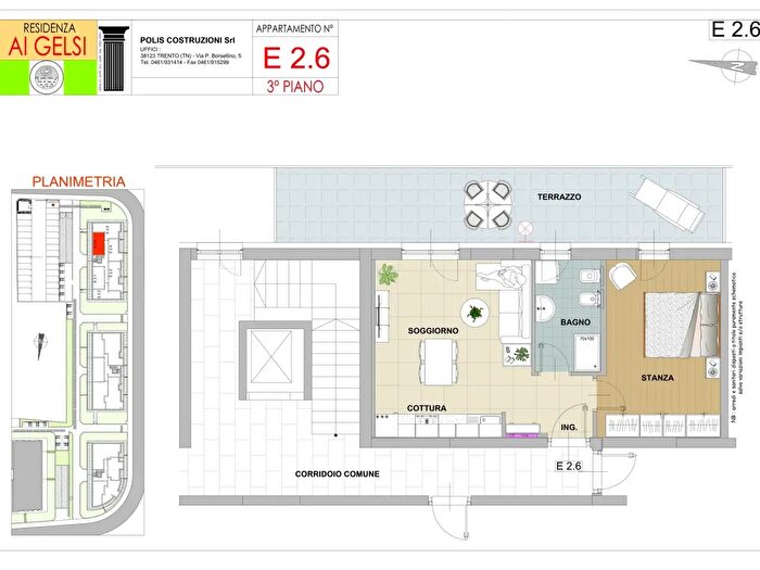Appartamento bilocale in vendita in Via Don Renzo Cassoni, Trento