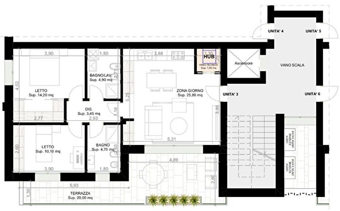 Appartamento trilocale in vendita in Via Ungaretti, Traversetolo