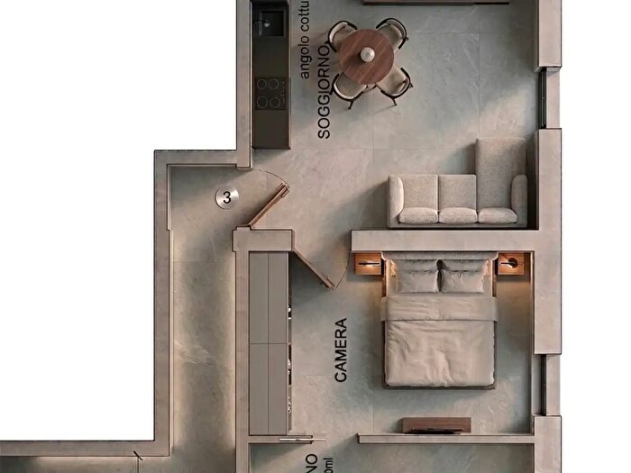 Appartamento bilocale in vendita in Via Mazzini, Bologna