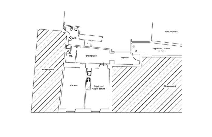 Appartamento bilocale in vendita in Pistoia, Pistoia