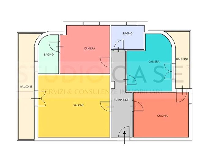 Appartamento trilocale in vendita in Via Dino Campana Quarto, Quarto