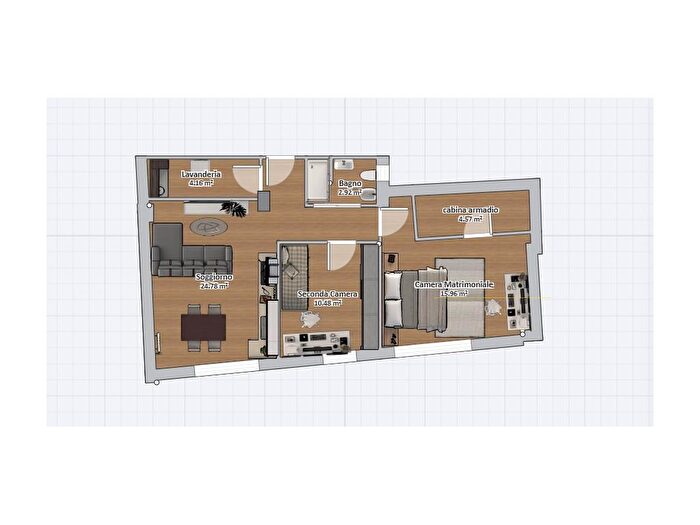 Appartamento trilocale in vendita in Via degli Artisti, Firenze