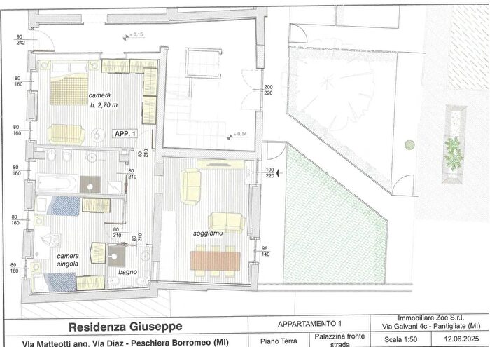 Appartamento trilocale in vendita in Via Armando Diaz Peschiera Borromeo, Peschiera Borromeo