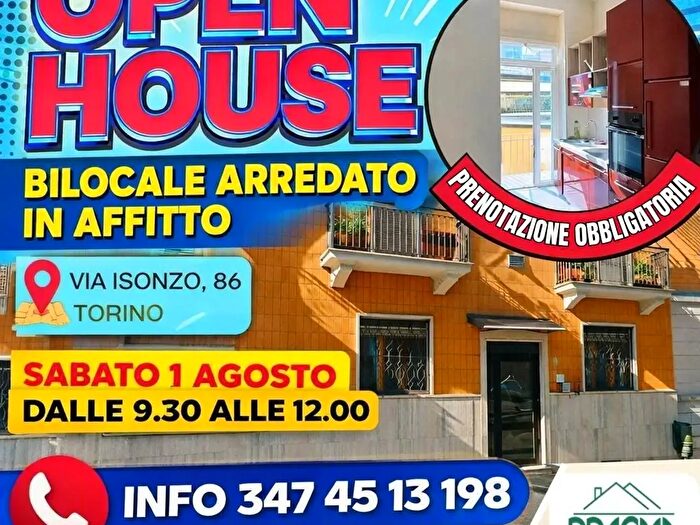 Appartamento bilocale in affitto in Via Isonzo, Torino