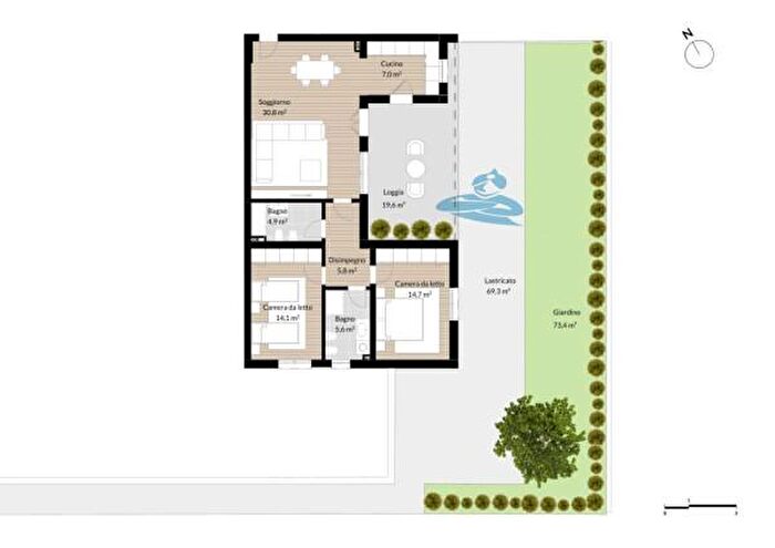 Appartamento trilocale in vendita in Castel San Pietro Terme