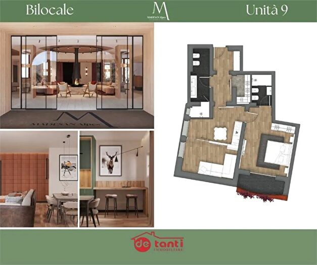 Appartamento bilocale in vendita in Via G Carducci Madesimo So, Madesimo