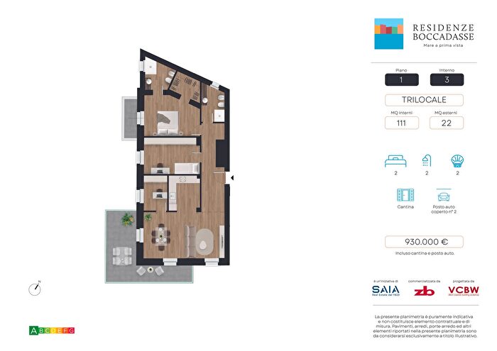 Appartamento con 6 locali in vendita in Via Luigi Mercantini, Genova