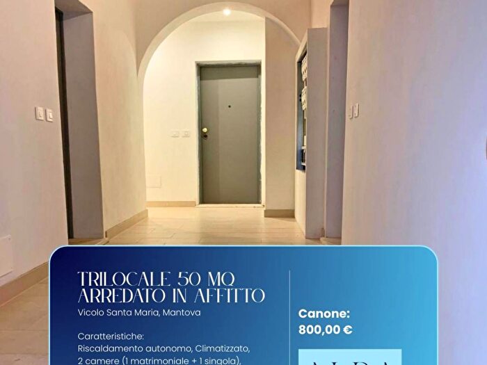 Appartamento trilocale in affitto in Vicolo Santa Maria, Centro, Mantova