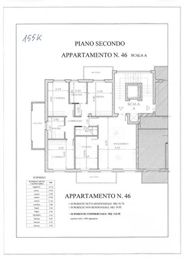 Appartamento con 5 locali in vendita in Via Raschio, Alessandria