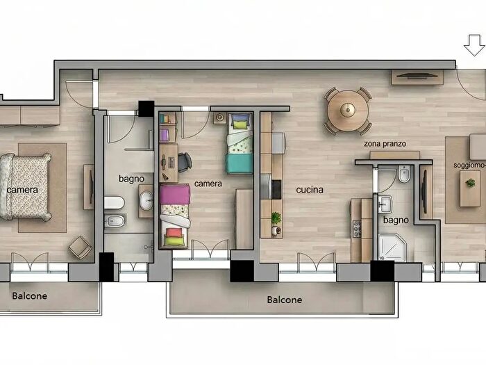 Appartamento trilocale in vendita in Via Giovan Battista Amendola, Salerno