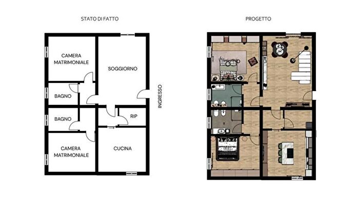 Appartamento con 6 locali in vendita in San Prospero Via della Pace, San Prospero