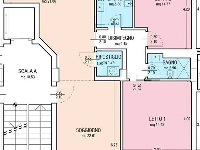 Appartamento quadrilocale in vendita in Pisa
