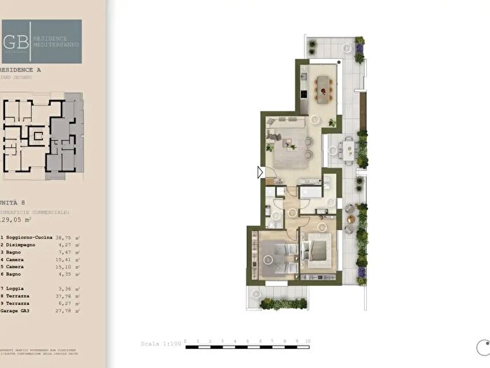 Appartamento trilocale in vendita in Via Antonio Magarotto, Abano Terme